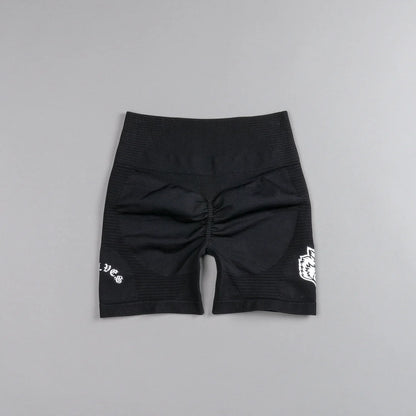 CHOPPER EVERSON SEAMLESS VALENCOURT SHORTS IN BLACK