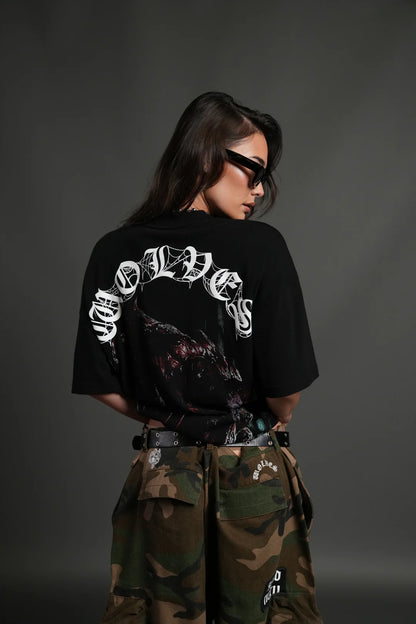 CARNAGE FOREVER PREMIUM OVERSIZED TEE IN BLACK