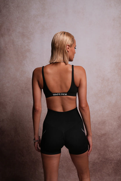 CHOPPER V SPORTS BRA IN BLACK