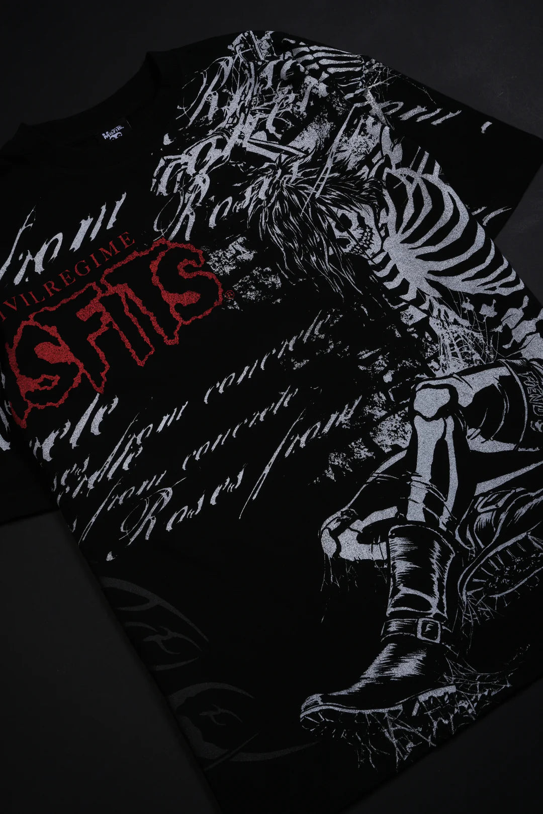 STILL ALIVE AMERICAN CLASSIC OVERSIZED TEE IN BLACK