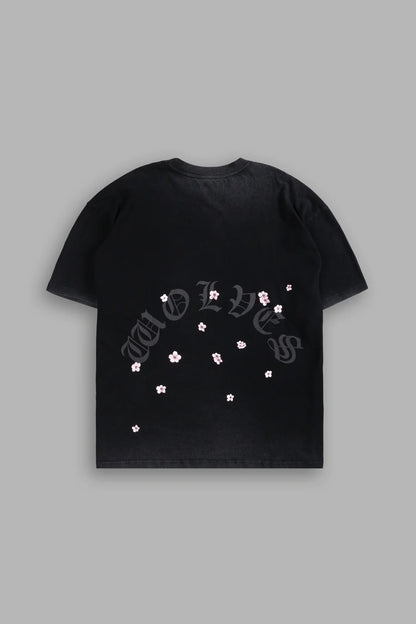 BLOOD THIRSTY KANJI "PREMIUM" OVERSIZED TEE IN BLACK