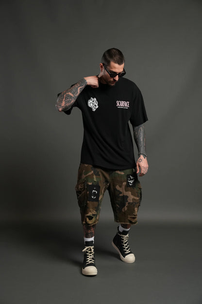 NO MERCY PREMIUM OVERSIZED TEE IN BLACK