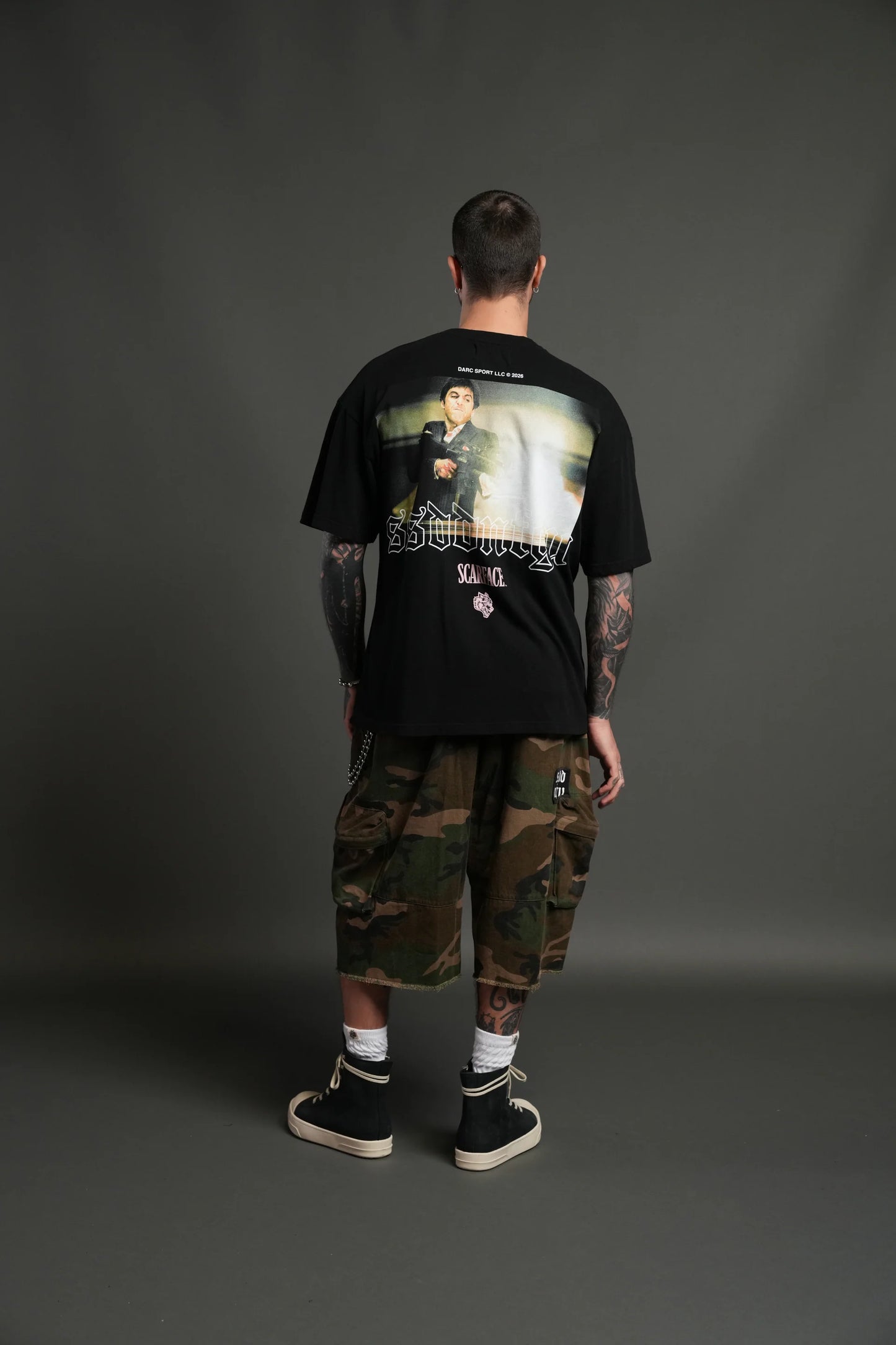 NO MERCY PREMIUM OVERSIZED TEE IN BLACK