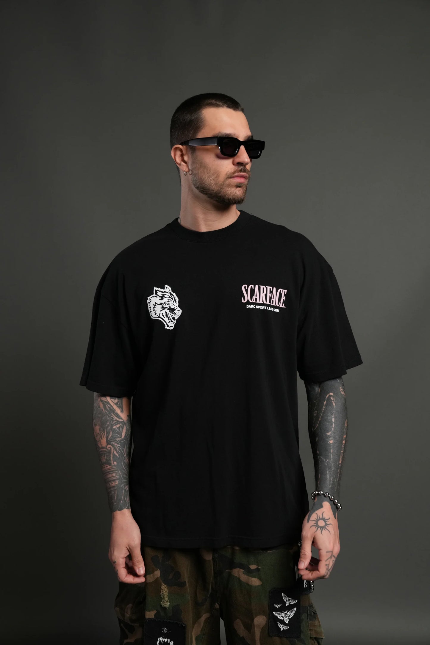 NO MERCY PREMIUM OVERSIZED TEE IN BLACK