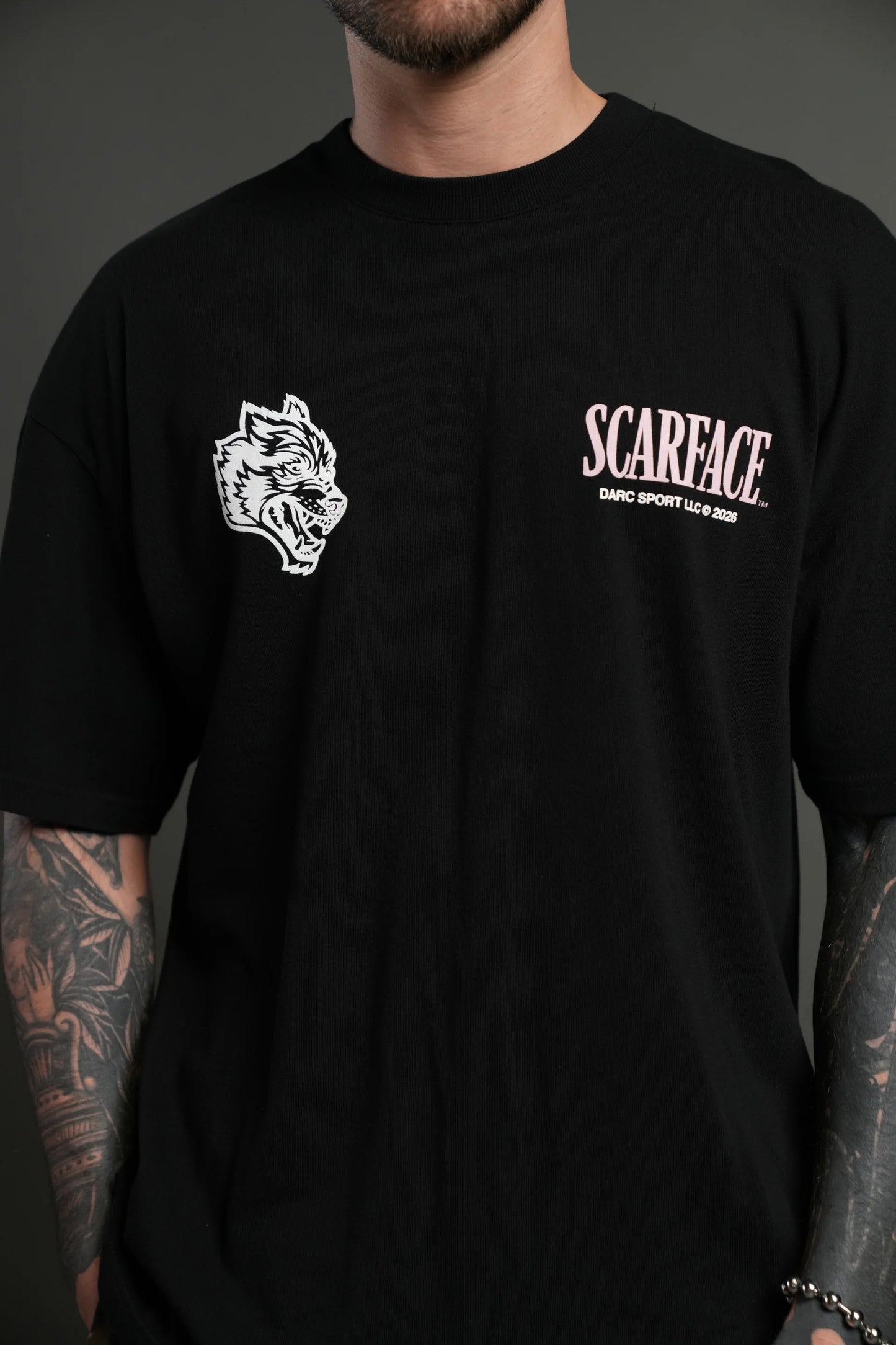 NO MERCY PREMIUM OVERSIZED TEE IN BLACK