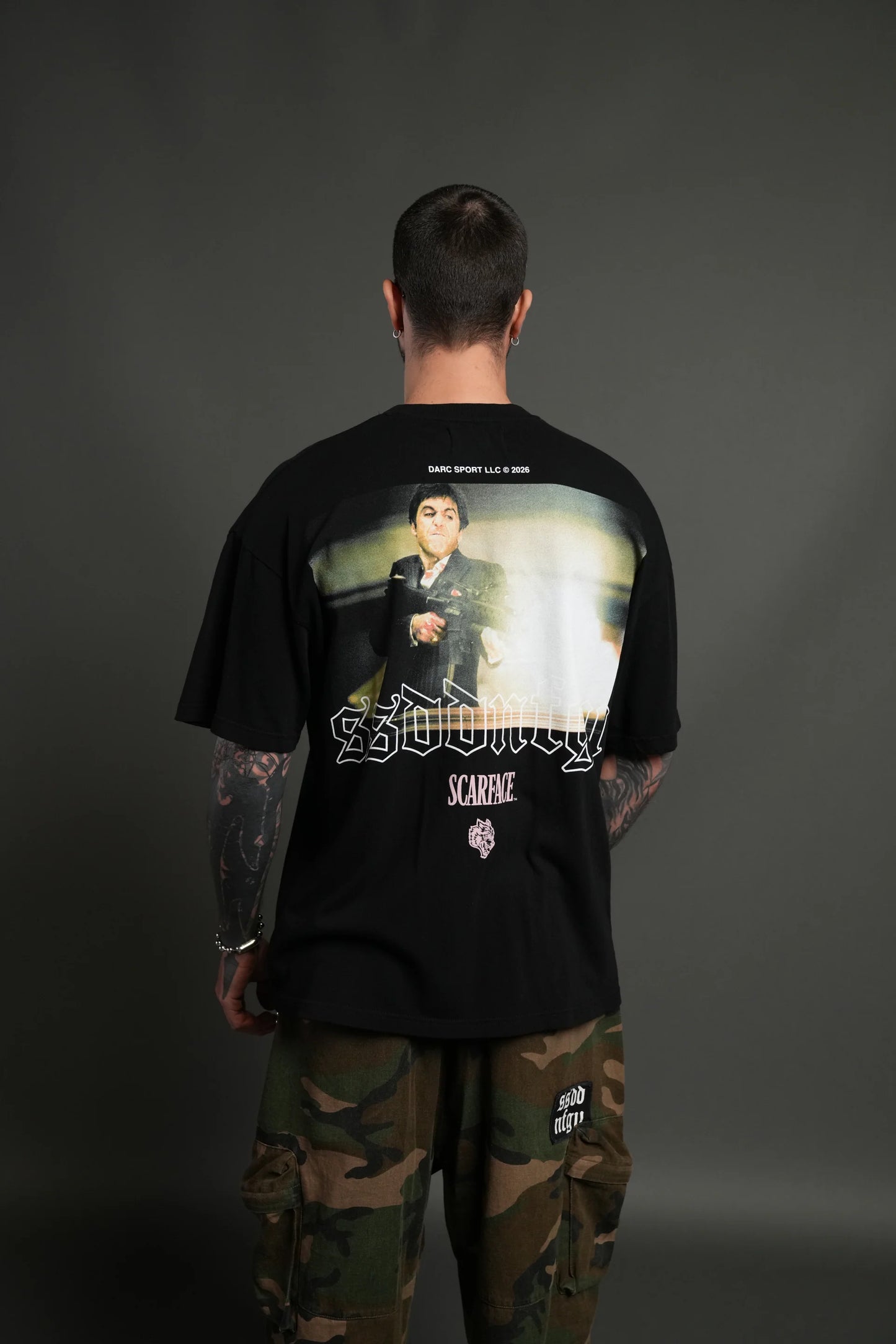 NO MERCY PREMIUM OVERSIZED TEE IN BLACK