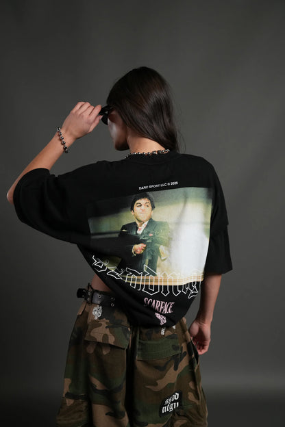 NO MERCY PREMIUM OVERSIZED TEE IN BLACK