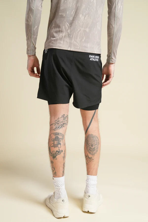 Dual Core Compression Shorts in Black