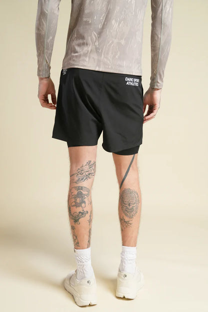 Dual Core Compression Shorts in Black