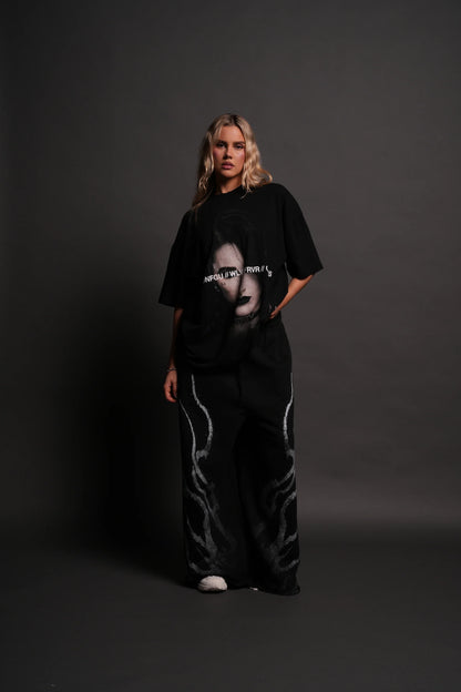 RIPLEY PREMIUM OVERSIZED TEE IN BLACK