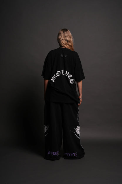 RIPLEY PREMIUM OVERSIZED TEE IN BLACK