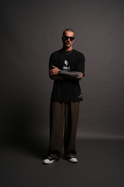 THORNS PREMIUM OVERSIZED TEE IN BLACK