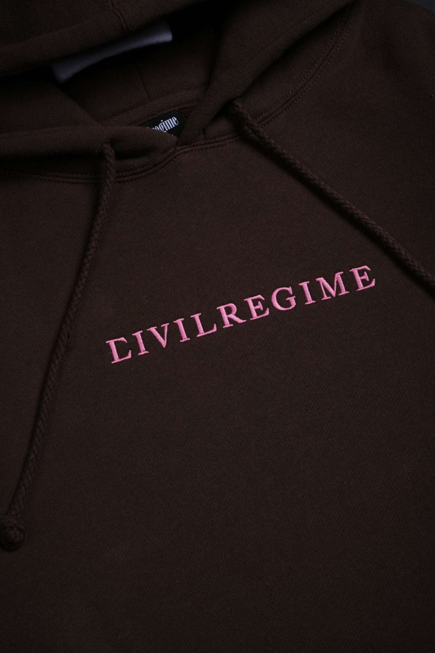 Civil Regime (Electric Blue) Roses Hoodie in Brown