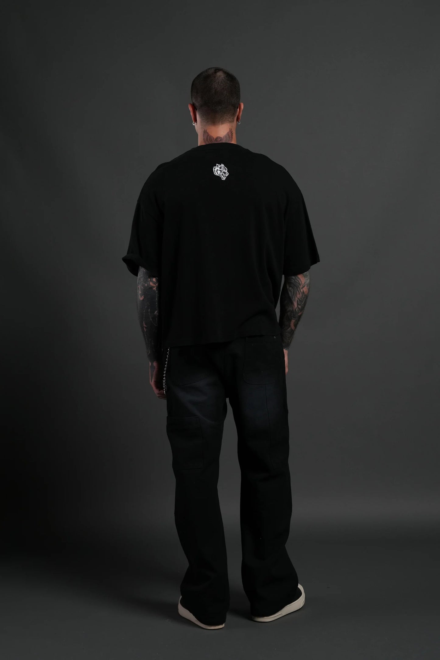 Crowned Premium "Box Cut" Tee Black