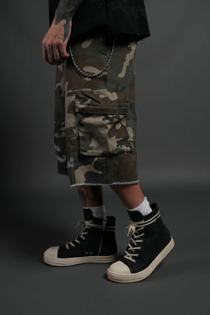 Wolves Chopper Duke Cargo Shorts in Creekwood Camo