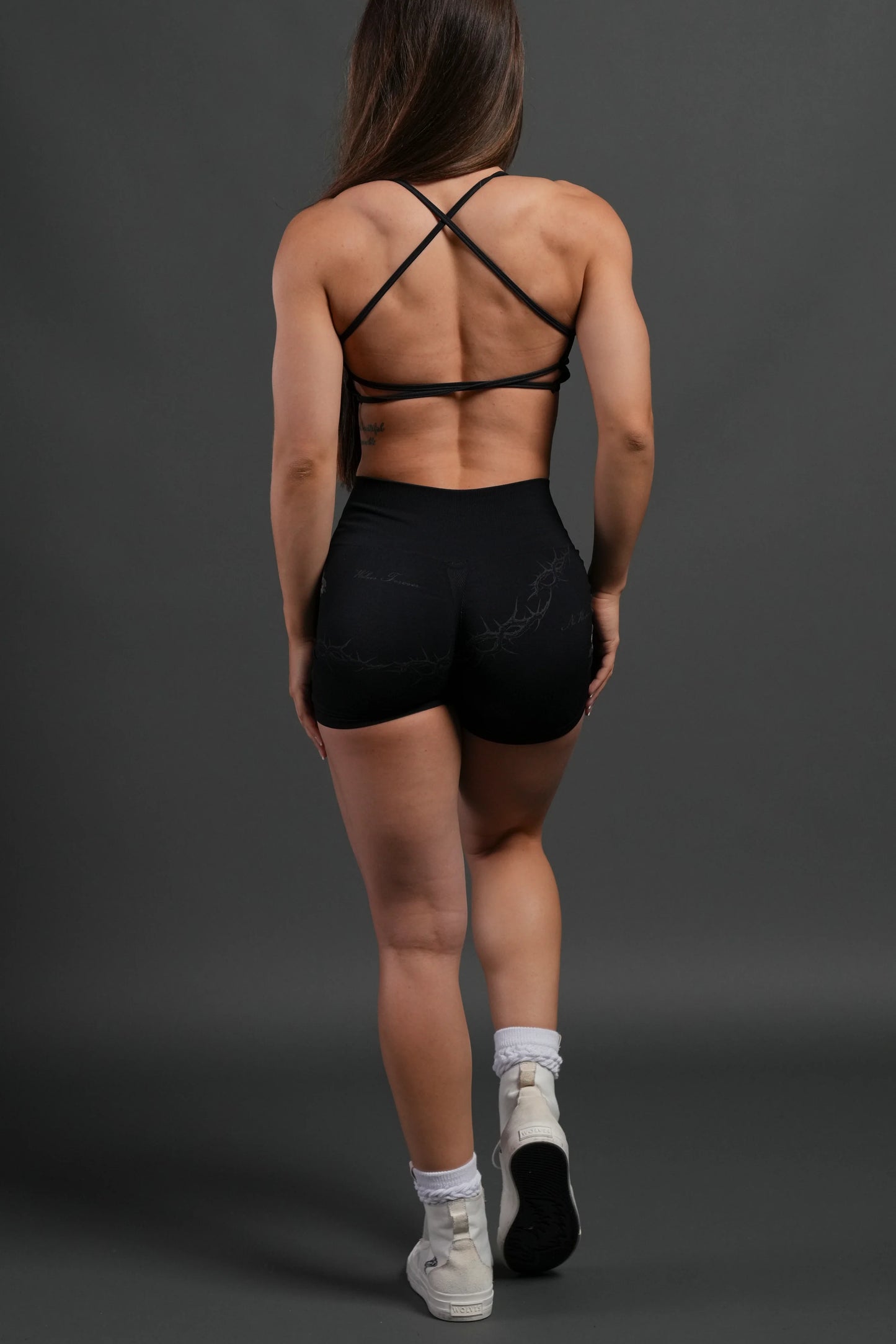 Rose Thorn "Layla" Soft Seamless Bra in Black Rose Thorn