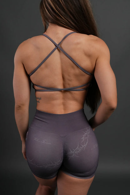 Rose Thorn "Layla" Soft Seamless Bra in Cherry Wine Rose Thorn