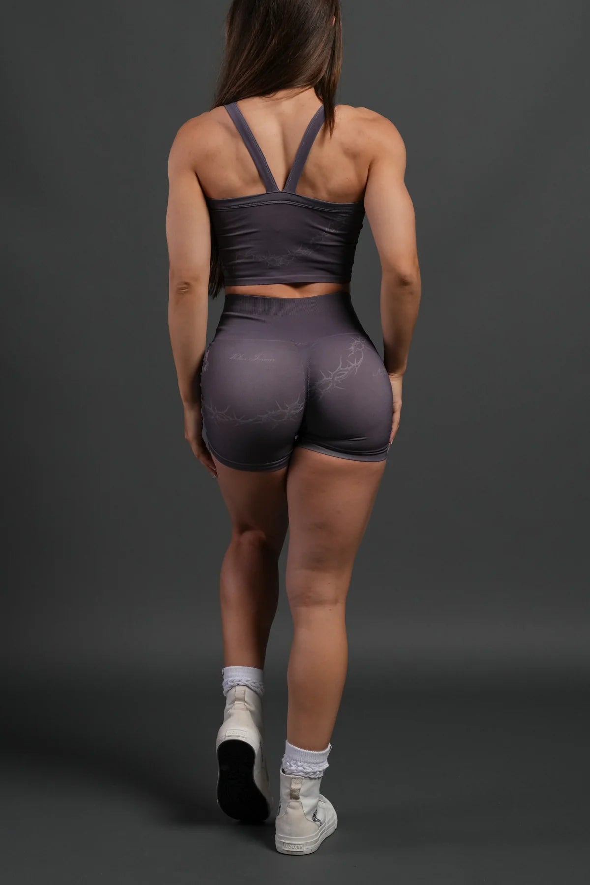 Rose Thorn "Hannah" Soft Seamless Tank in Cherry Wine Rose Thorn