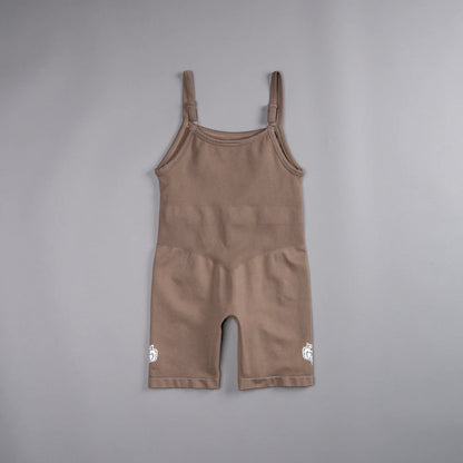 WESTERN WOLVES SONYA SEAMLESS BODYSUIT IN MOJAVE BROWN
