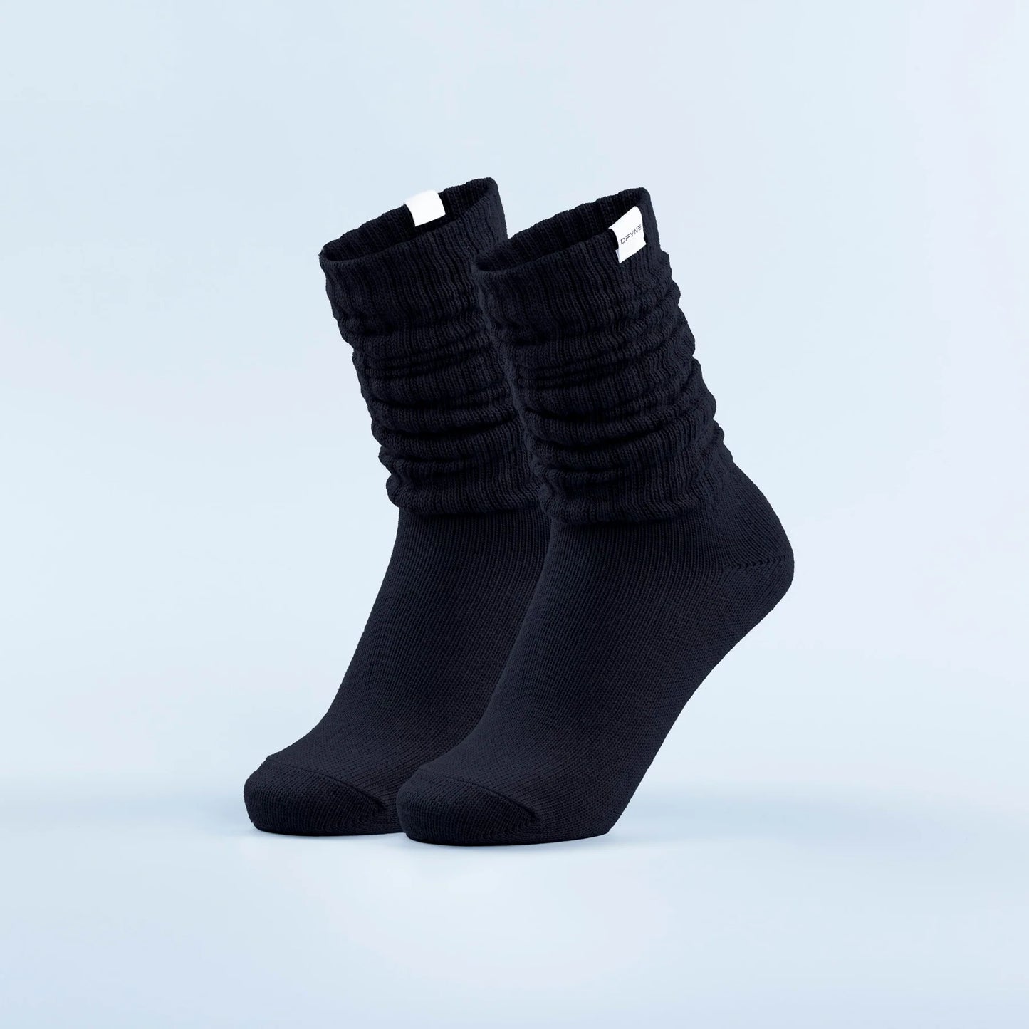 Scrunch Socks in Midnight Black