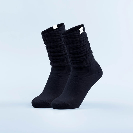 Scrunch Socks in Midnight Black