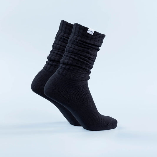 Scrunch Socks in Midnight Black