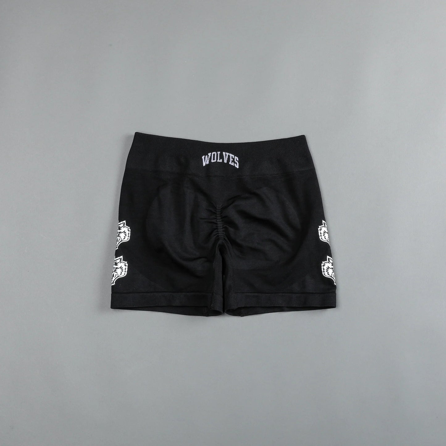 SHE OUR LOYALTY KATYA SEAMLESS SHORTS IN BLACK