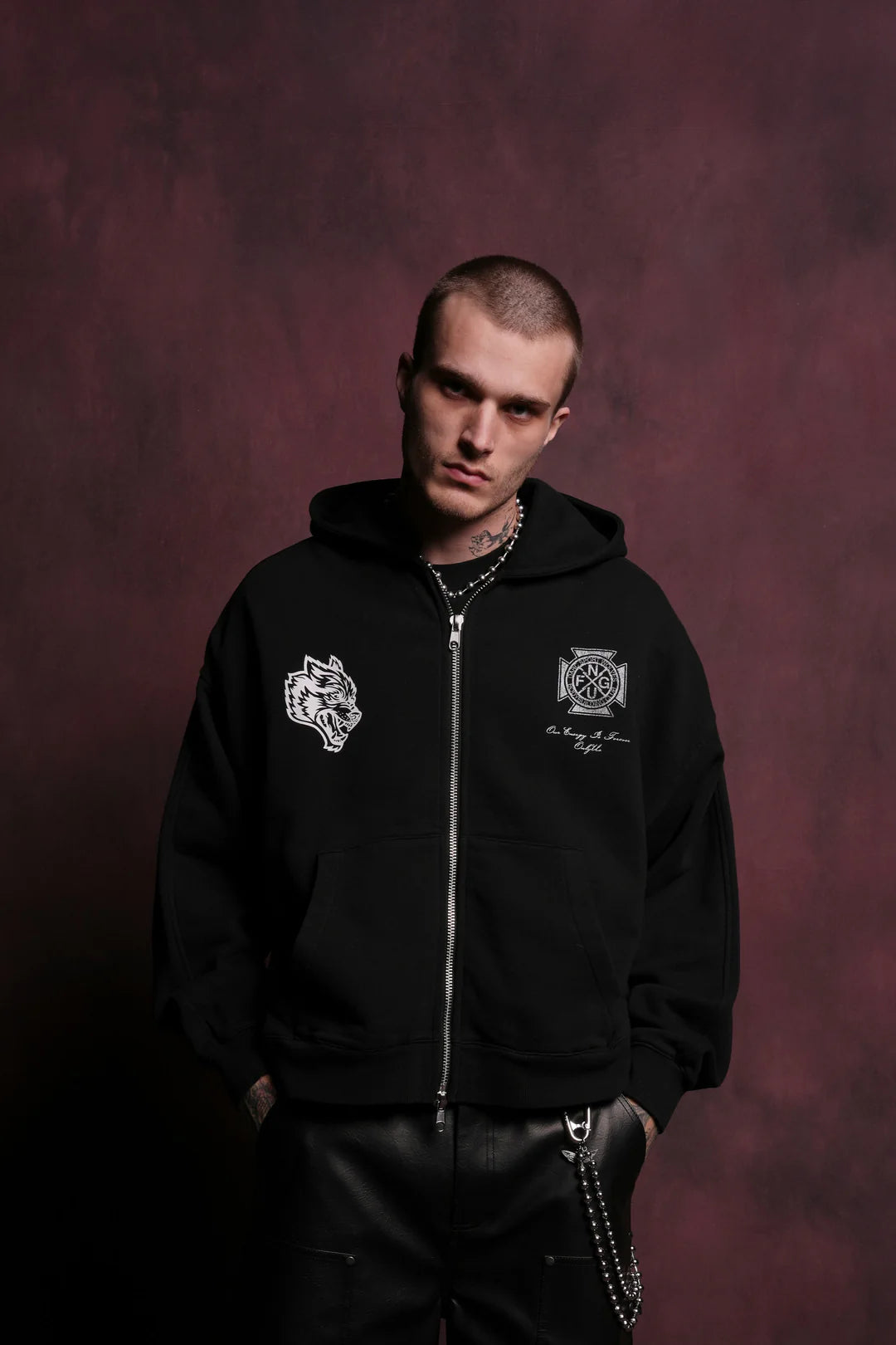 SPIDER HESH DARCO DOUBLE ZIP HOODIE