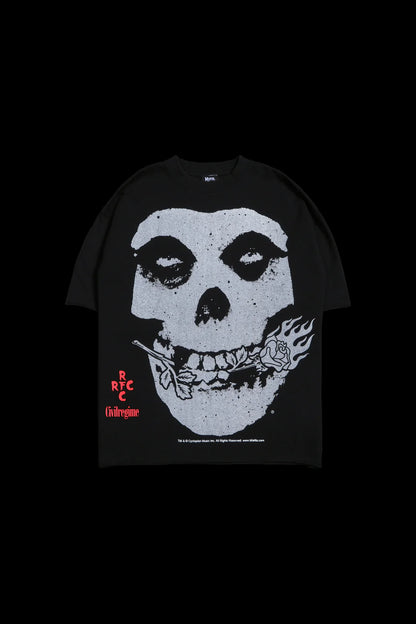 ROSE FIEND DUNGEON TEE IN BLACK