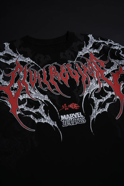 CAMISETA AMERICANA DAREDEVIL ZOOMBIE OVERSIZED EN COLOR NEGRO