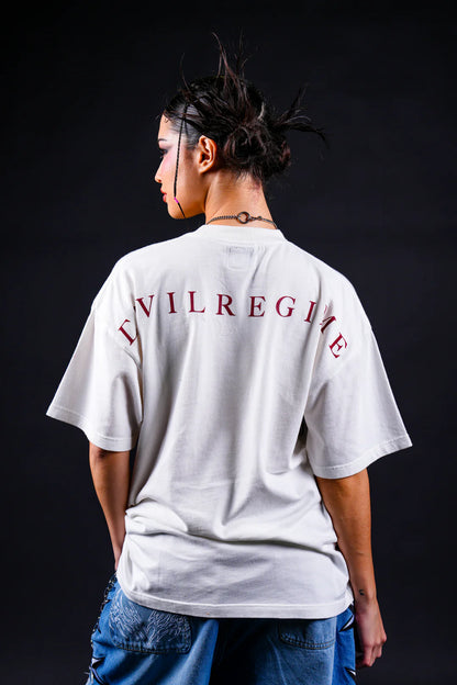 CIVIL JERKS AMERICAN CLASSIC OVERSIZED TEE IN BUTTER