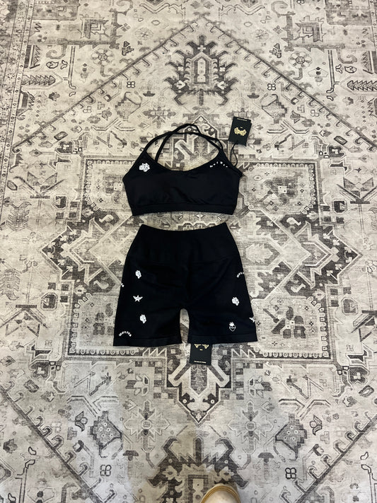 Verona Noir Soft Seamless Set in Black
