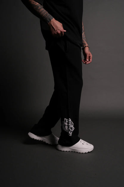 BIG WOLF LOYALTY BIGELOW SWEAT PANTS IN BLACK