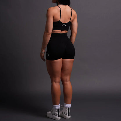 CHOPPER EVERSON SEAMLESS VALENCOURT SHORTS IN BLACK