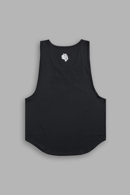 CHOPPER “DRY WOLF” (DROP) TANK IN BLACK