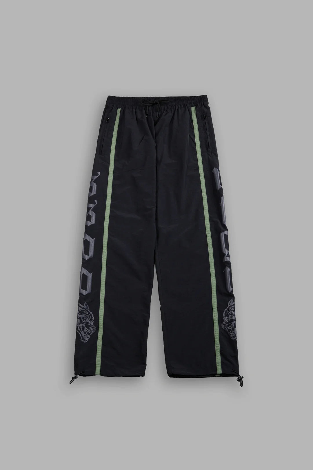 SSDDNFGU REMIND TRACK PANTS IN BLACK/NORSE GREEN