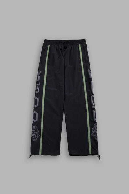SSDDNFGU REMIND TRACK PANTS IN BLACK/NORSE GREEN
