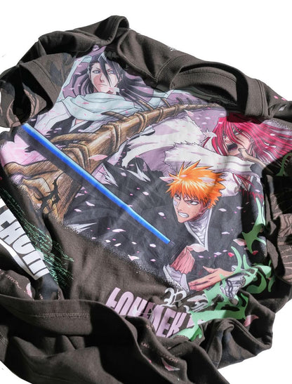 IN BLOOM AMERICAN CLASSIC OVERSIZED TEE IN BROWN