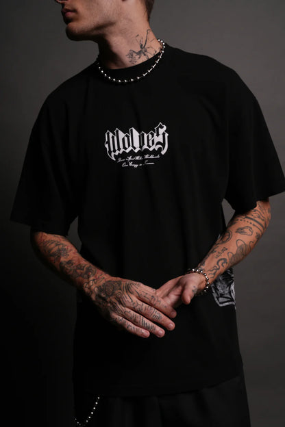 SASUKE UCHIHA SIDE BY SIDE SERIES PREMIUM TEE IN BLACK