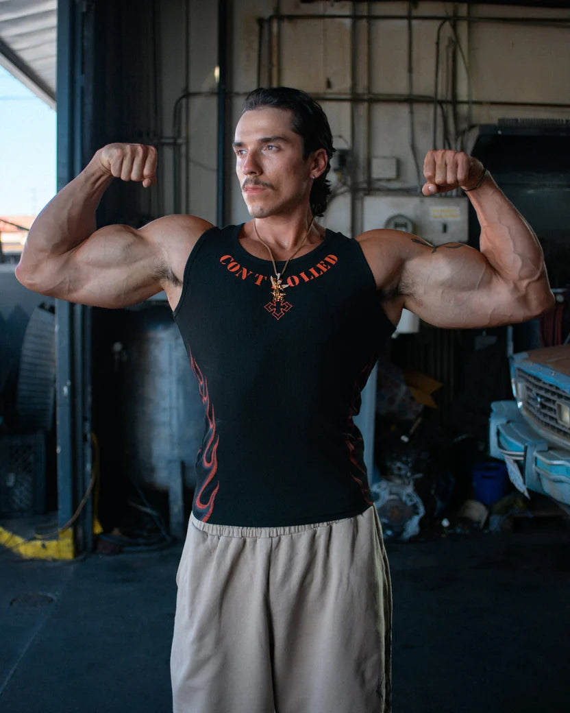 Flame Beater in Black/Red