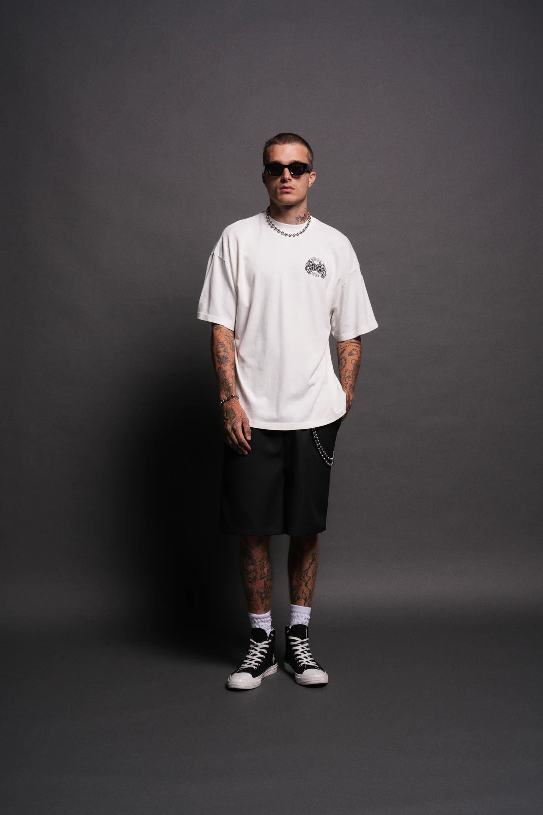 WOLVES CLUB 2015 TILL FOREVER "PREMIUM" OVERSIZED TEE IN CREAM