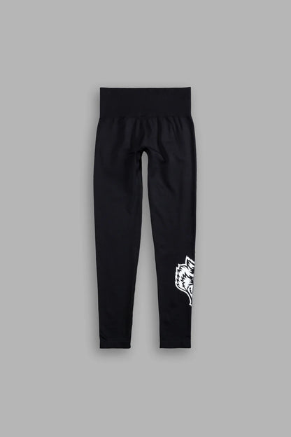 HESH EVERSON SEAMLESS LEGGINGS IN BLACK