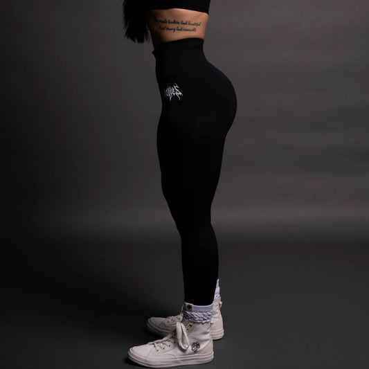 HESH EVERSON SEAMLESS LEGGINGS IN BLACK