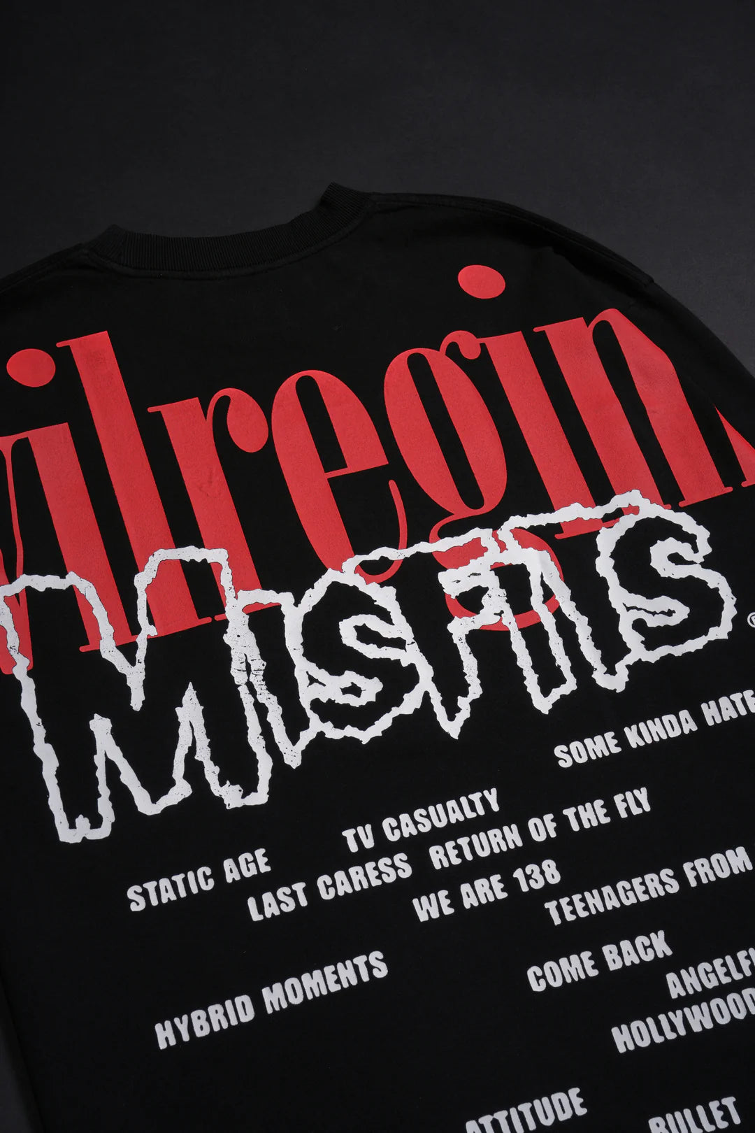 ROSE FIEND DUNGEON TEE IN BLACK