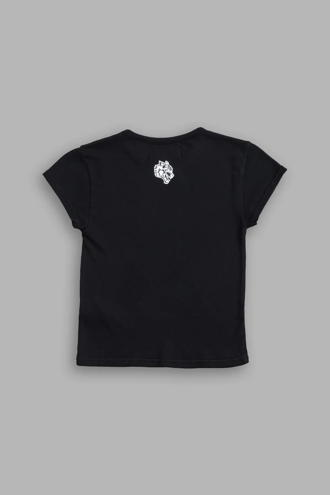 DARC STAR BABY TEE IN BLACK