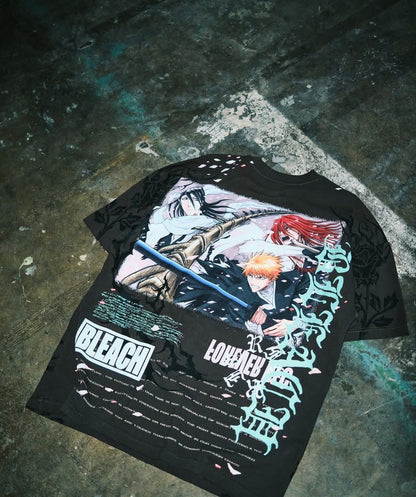 IN BLOOM AMERICAN CLASSIC OVERSIZED TEE IN BROWN