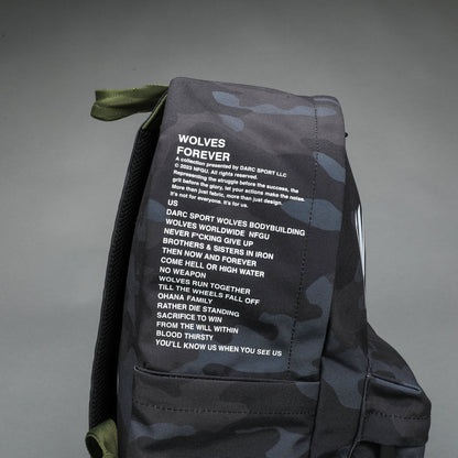 WOLVES EVERYDAY BACKPACK IN BLACK CAMO/OLIVE