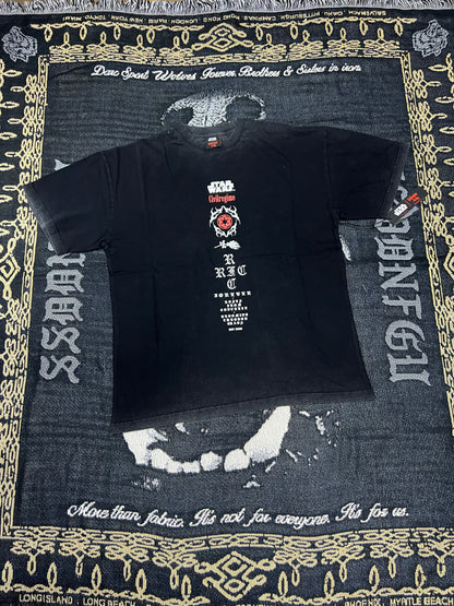 DARKNESS CALLS AMERICAN CLASSIC OVERSIZED TEE IN VINTAGE BLACK