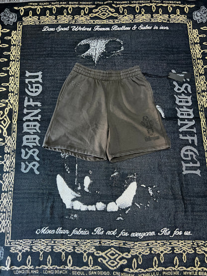 CONCRETE SIN BAGGY SHORTS IN SUN WASH BROWN