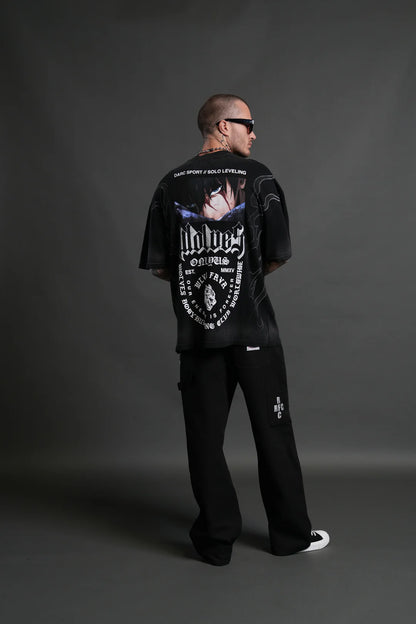 CONSUMED BY THE DARC PREMIUM OVERSIZED TEE IN BLACK